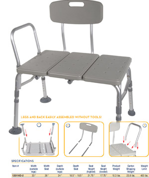 KD Plastic Transfer Bench